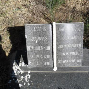 BEZUIDENHOUT Jacobus Johannes 1938-1978
