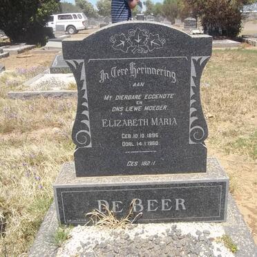 BEER Elizabeth Maria, de 1896-1960