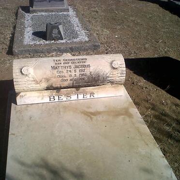 BESTER Matthys Jacobus 1912-1963
