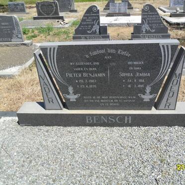 BENSCH Pieter Benjamin 1907-1976 &amp; Sophia Jemima 1914-1998