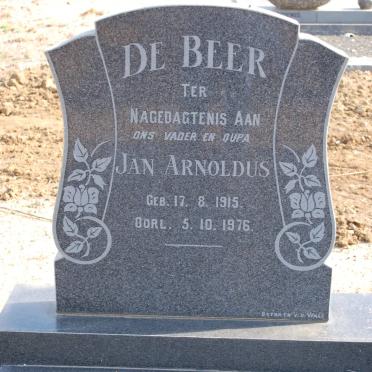 BEER Jan Arnoldus, de 1915-1976