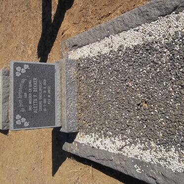 BEKKER Aletta F. nee ENGELBRECHT 1891-1968