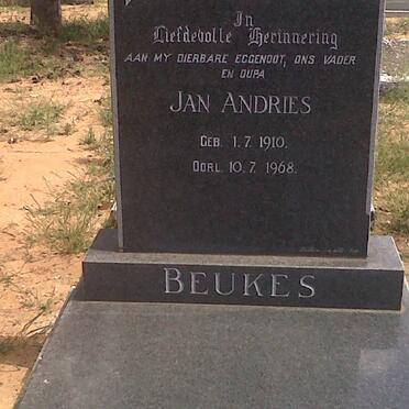 BEUKES Jan Andries 1910-1968