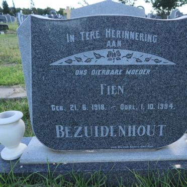 BEZUIDENHOUT Fien 1918-1994