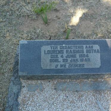 BOTHA Lourens Rasmus 1884-1943