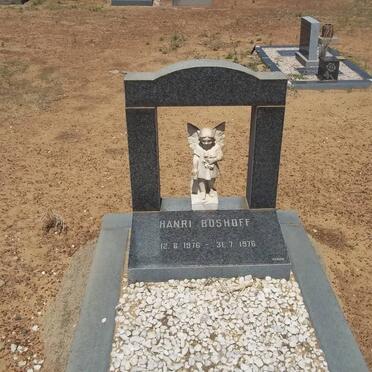 BOSHOFF Hanri 1976-1976