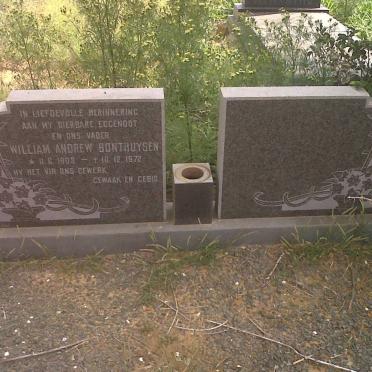 BONTHUYSEN William Andrew 1903-1972