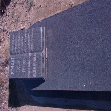 BOSHOFF Louis Petrus 1938-1983