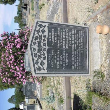 BOOYSEN Pieter Zachariah 1878-1961 &amp; Debora Adriana BOSCH 1883-1939