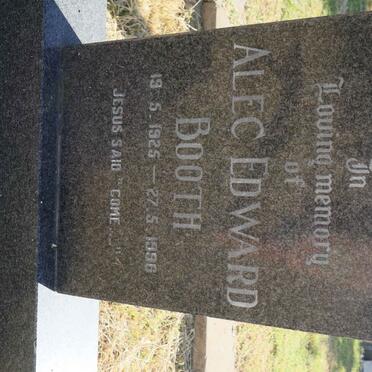 BOOTH Alec Edward 1925-1996