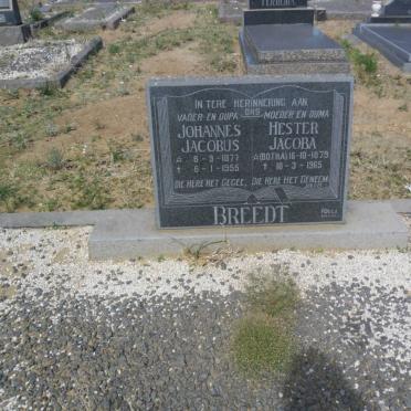 BREEDT Johannes Jacobus 1877-1955 &amp; Hester Jacoba BOTHA 1879-1965