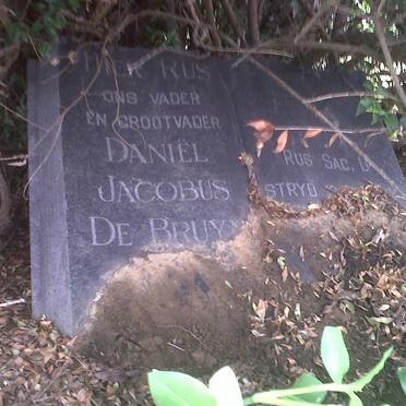 BRUYN Daniel Jacobus, de 