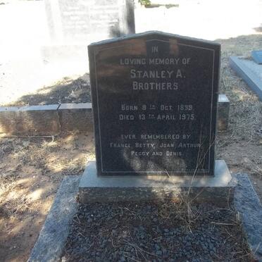 BROTHERS Stanley A. 1899-1975