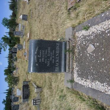 BRACKENRIDGE William and Nora Barrie WALKER