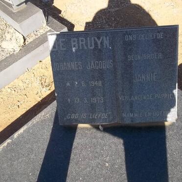 BRUYN Johannes Jacobus, de 1948-1973