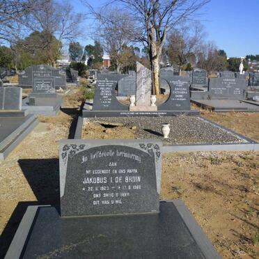 BRUIN Jakobus I., de 1923-1969