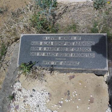 BISHOP Maud Alma nee ADAMSON 1902-1935