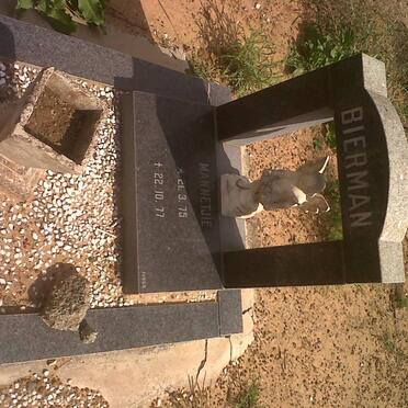 BIERMAN Hannetjie 1975-1977