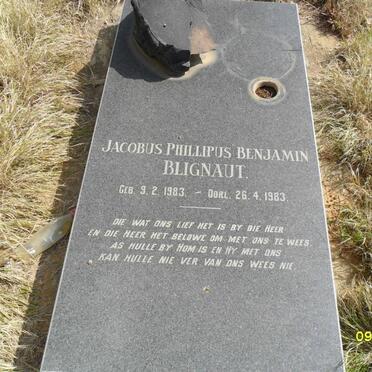 BLIGNAUT Jacobus Phillipus Benjamin 1983-1983