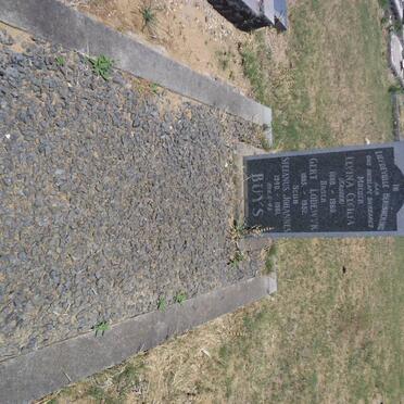 BUYS Levina Cecilia nee KRUGER 1880-1960 :: BUYS Gert Lodewyk 1905-1952 :: BUYS Stefanus Johannes 1940-1961