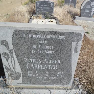 CARPENTER Petrus Alfred 1944-1978