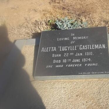 CASTLEMAN Aletta 1910-1974