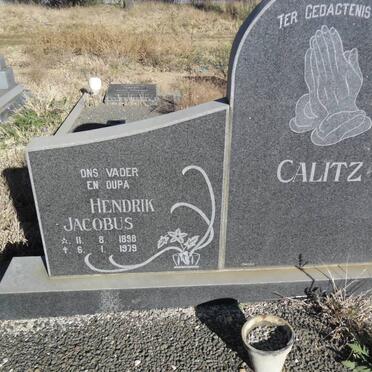 CALITZ Hendrik Jacobus 1898-1979 &amp; Emma Harritt 1904-1977 