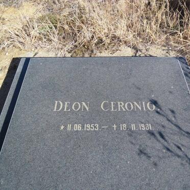 CERONIO Deon 1953-1981