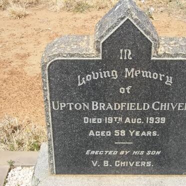 CHIVERS Upton Bradfield -1939