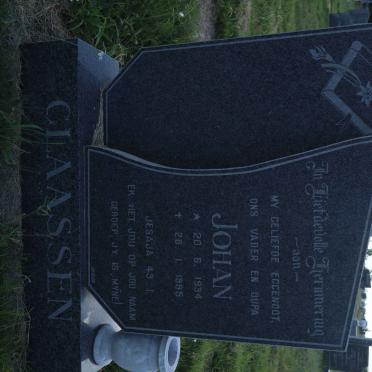 CLAASSEN Johan 1934-1995