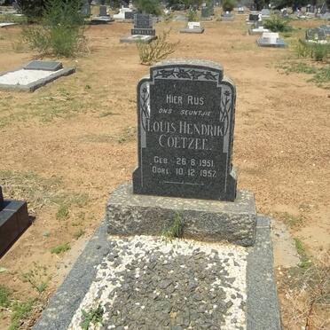 COETZEE Louis Hendrik 1951-1957