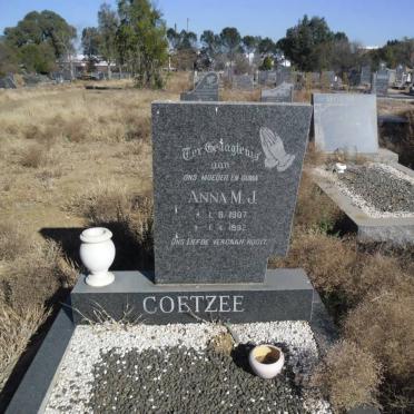 COETZEE Anna M.J. 1907-1992