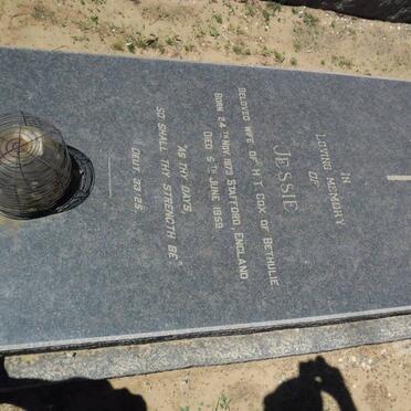 COX Jessie 1873-1959