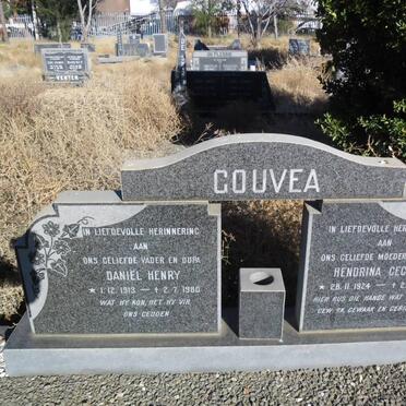 COUVEA Daniel Henry 1913-1980 &amp; Hendrina Cecilia 1924-1980