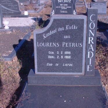 CONRADIE Lourens Petrus 1899-1968