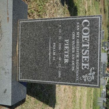 COETSEE Pieter 1936-1996