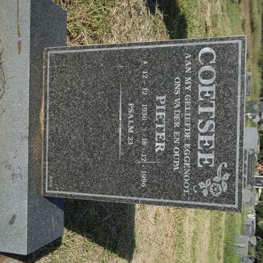 COETSEE Pieter 1936-1996