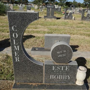 COLMER Bobby 1940-2019 &amp; Este 1941-1996