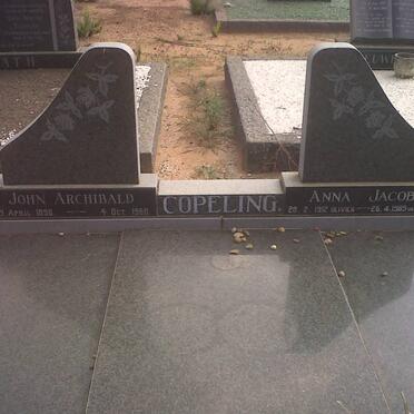 COPELING John Archibald 1896-1960 :: VAN STADEN Anna Jacoba voorheen COPELING nee OLIVIER 1912-1989