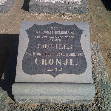 CRONJE Carel Pieter 1880-1962