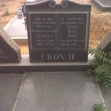 CRONJE Charles 1889-1961 &amp; Rachel Anna Maria Le ROUX 1893-1981