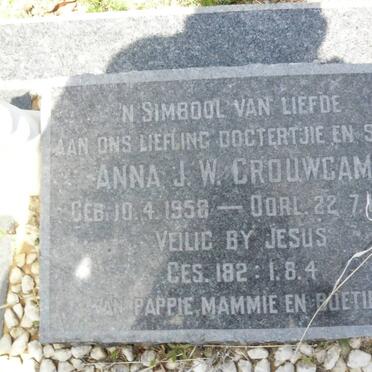 CROUWCAMP Anna J.W. 1958-1958