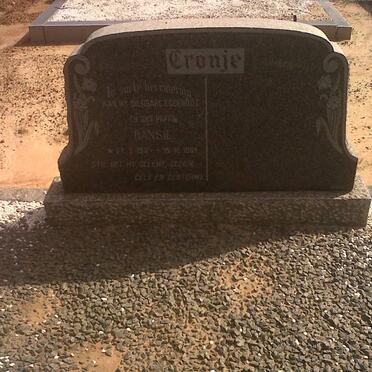CRONJE Hansie 1916-1964