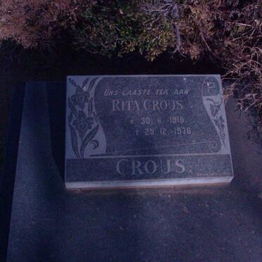 CROUS Rita 1916-1976