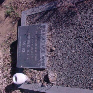 CROSS Willem Gerhardus 1912-1977