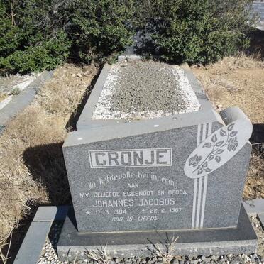 CRONJE Johannes Jacobus 1904-1967