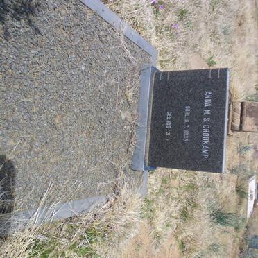 CROUCAMP Anna M.S. -1935