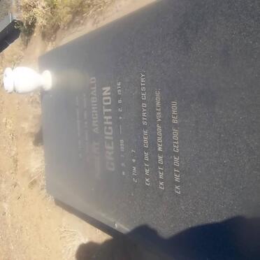 CREIGHTON Robert Archibald 1898-1976