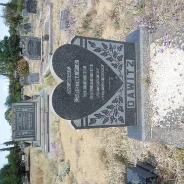 DAWITZ Christina P.A. 1899-1956