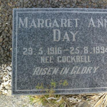 DAY Margaret Ann nee COCKRELL 1916-1994